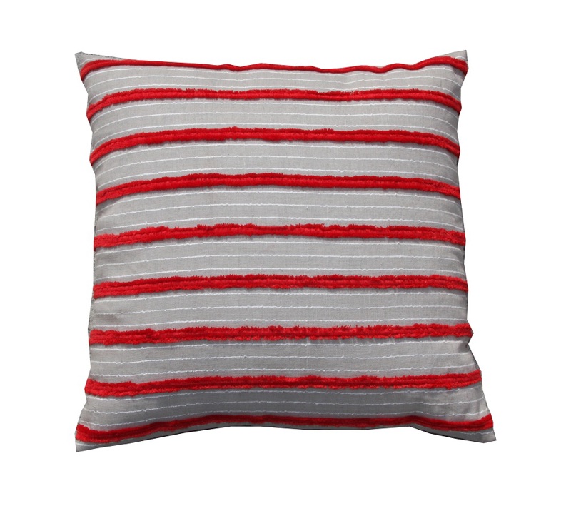 Red Stripes Cushion